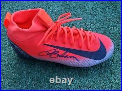 England David Beckham Autographed Signed Soccer Youth Shoe Boot Spike Cleat COA