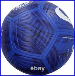 Enzo Fernandez Chelsea FC Autographed Nike Blue Soccer Ball