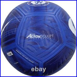 Enzo Fernandez Chelsea FC Autographed Nike Blue Soccer Ball