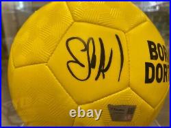 Erling Haaland Autographed Soccer Ball Fanatics Authentication