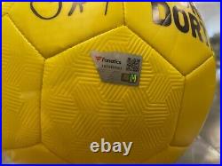 Erling Haaland Autographed Soccer Ball Fanatics Authentication