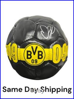 Erling Haaland Borussia Dortmund Signed Autographed Black Soccer Ball Fanatics Erling Haaland Borussia Dortmund Signed Autographed Black Soccer Ball Fanatics