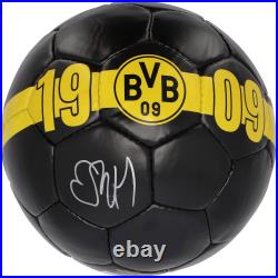 Erling Haaland Borussia Dortmund Signed Black Soccer Ball Erling Haaland Borussia Dortmund Signed Black Soccer Ball