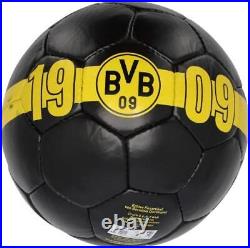 Erling Haaland Borussia Dortmund Signed Black Soccer Ball