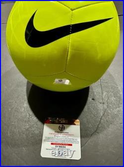 Erling Haaland Manchester City Autographed Nike Soccer Ball coa