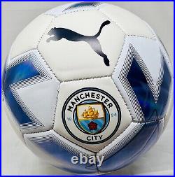Erling Haaland Manchester City Signed Puma Soccer Ball Beckett BAS Witnessed