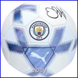 Erling Haaland Manchester City Signed Purple Puma Soccer Ball