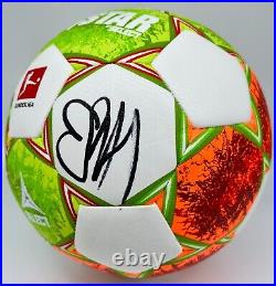 Erling Haaland Signed Borussia Dortmund Soccer Ball BAS Beckett Witnessed