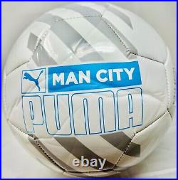 Erling Haaland Signed Manchester City Puma Soccer Ball BAS Beckett Witnessed
