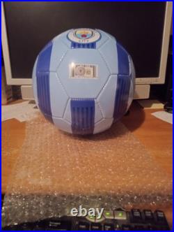 Erling Haaland Signed Manchester City Soccer Ball Auto BAS Hologram Erling Haaland Signed Manchester City Soccer Ball Auto BAS Hologram