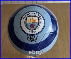Erling Haaland Signed Manchester City Soccer Ball Beckett Bas