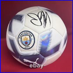 Erling Haaland Signed Manchester City Soccer Ball Beckett Bas Puma Football