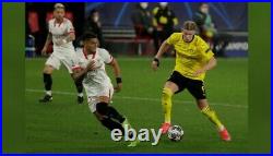 Erling Haaland Signed Match Ball Dortmund vs Sevilla Champions League 2021