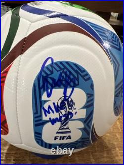 Esmir Bajraktarevic Signed 2026 FIFA World Cup Soccer Ball JSA Coa Bosnia