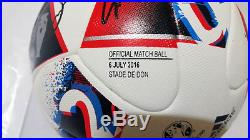 Euro 2016 PORTUGAL Squad Signed Match Ball Semi-Final Edition v Wales withCOA