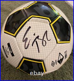 Evan Bush Signed Autographed F/S Soccer Ball Columbus Crew