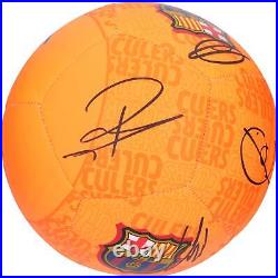 FC Barcelona Autographed 2021-2022 Nike Soccer Ball with Multiple Signatures