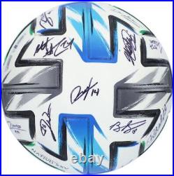 FC Dallas Signed MU Soccer Ball from 2020 MLS Season with 26 Signatures A49094