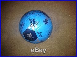 FC Dallas Team Autographed Adidas Soccer Ball 2016 COA/Proof