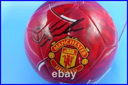 Fanatics Underwraps CUNHA Autographed Manchester United Soccer Ball Auto