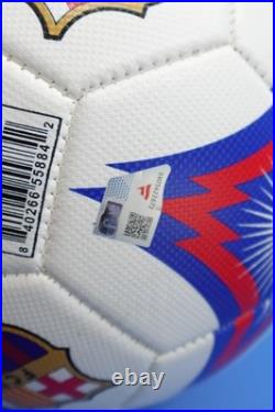Fanatics Underwraps Patrick Kluivert Autographed FCB Soccer Ball Auto Autograph