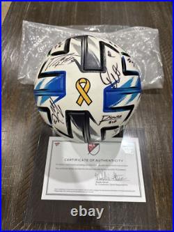 Fc Dallas Match-Used Soccer Ball 2020 MLS Auto COA Ricardo Pepi Team Signed
