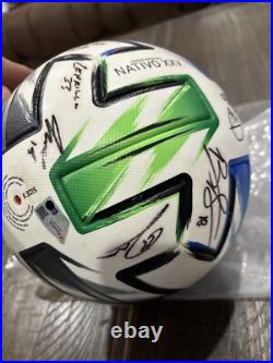 Fc Dallas Match-Used Soccer Ball 2020 MLS Auto COA Ricardo Pepi Team Signed