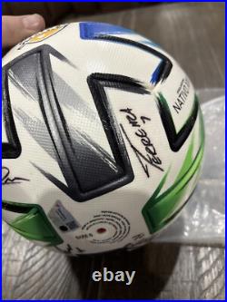 Fc Dallas Match-Used Soccer Ball 2020 MLS Auto COA Ricardo Pepi Team Signed