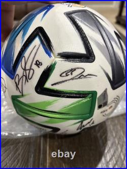 Fc Dallas Match-Used Soccer Ball 2020 MLS Auto COA Ricardo Pepi Team Signed