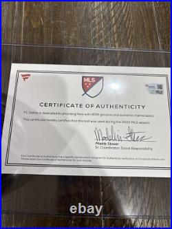 Fc Dallas Match-Used Soccer Ball 2020 MLS Auto COA Ricardo Pepi Team Signed