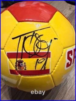 Fernando Llorente Signed Soccer Ball Spanish National Team/ Athletic Bilbao