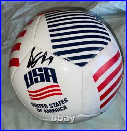 Folarin Balogun Signed USA Soccer Ball With Proof