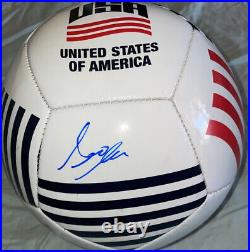 Folarin Balogun Signed USA Soccer Ball With Proof