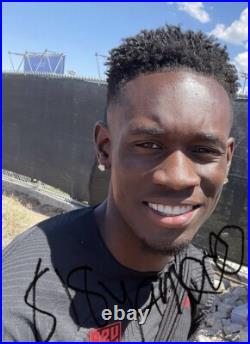 Folarin Balogun Signed USA Soccer Ball With Proof