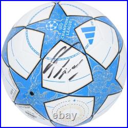 Franco Mastantuono Real Madrid CF Autographed adidas 2025 UCL Soccer Ball