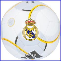 Franco Mastantuono Real Madrid CF Autographed adidas Grey & Yellow Soccer Ball