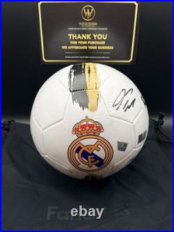 Franco Mastantuono Signed Real Madrid Soccer Ball Fanatics Authentic
