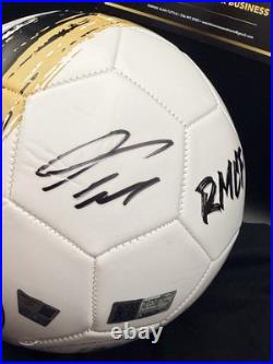 Franco Mastantuono Signed Real Madrid Soccer Ball Fanatics Authentic Franco Mastantuono Signed Real Madrid Soccer Ball Fanatics Authentic