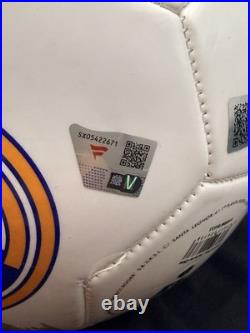 Franco Mastantuono Signed Real Madrid Soccer Ball Fanatics Authentic