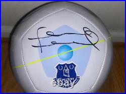Frank Lampard Signed Autographed Everton Fc Logo Full Size Soccer Ball Coa
