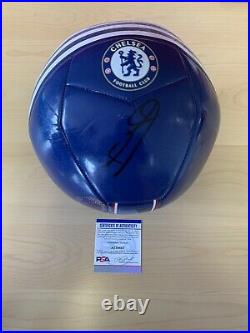 Frank Lampard Signed Soccer Ball Photo Psa Certified Chelsea England #1