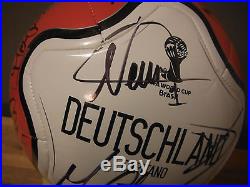 GERMANY WORLD CUP 2014 CHAMPIONS SIGNED ADIDAS BALL Deutsche Fussball Mannschaft