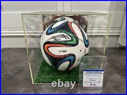 Gareth Bale Signed Adidas Brazuca World Cup 2018 Official Match Ball PSA New