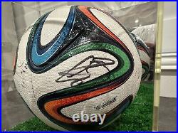 Gareth Bale Signed Adidas Brazuca World Cup 2018 Official Match Ball PSA New