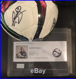 Gareth Bale Signed Adidas Context 15 Ball (ICONS COA)