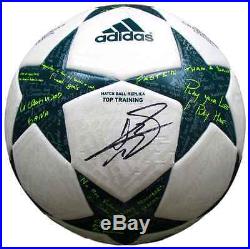 Gareth Bale Signed Adidas UEFA Champions League Soccer Ball Icons