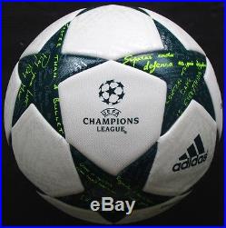 Gareth Bale Signed Adidas UEFA Champions League Soccer Ball Icons