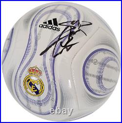 Gareth Bale signed Real Madrid logo Soccer ball COA exact proof autographed