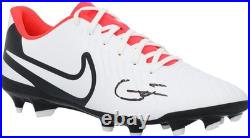 Gavi Barcelona Autographed White Nike Soccer Cleat