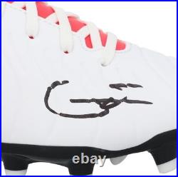 Gavi Barcelona Autographed White Nike Soccer Cleat